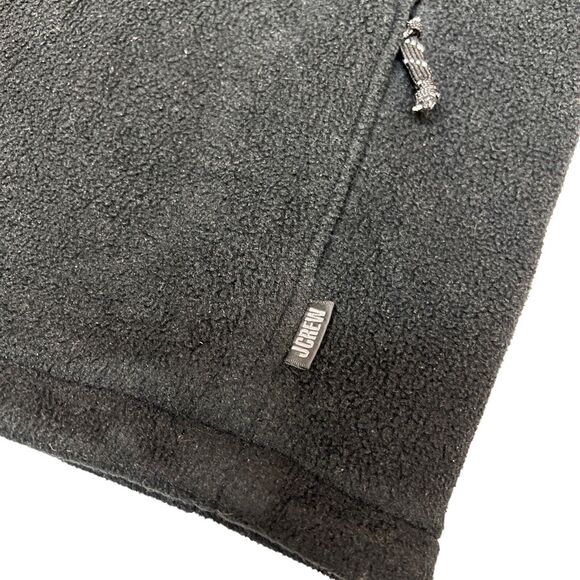 J Crew Vest Mens L Black Fleece VTG USA 90s Full Zip Multiglisse Transitional - Picture 9 of 10
